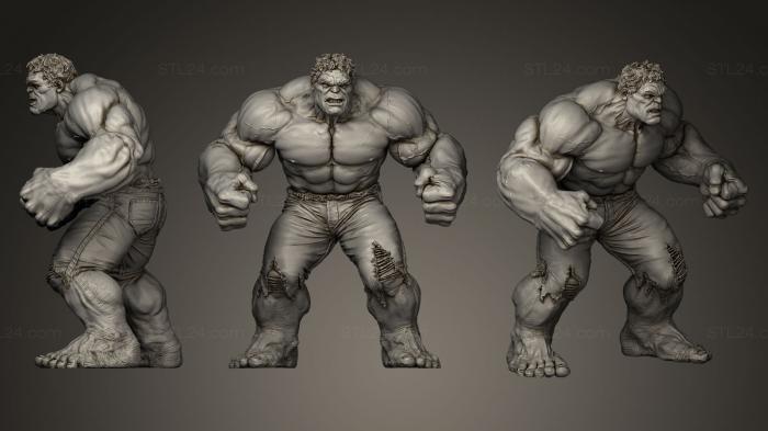 Figurines heroes, monsters and demons (Hulk 385, STKM_0235) 3D models for cnc
